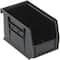 Quantum Storage Systems® Black 7.375" x 4.125" x 3" ULTRA Stack & Hang Bin